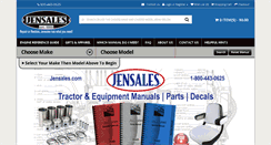 Desktop Screenshot of jensales.com